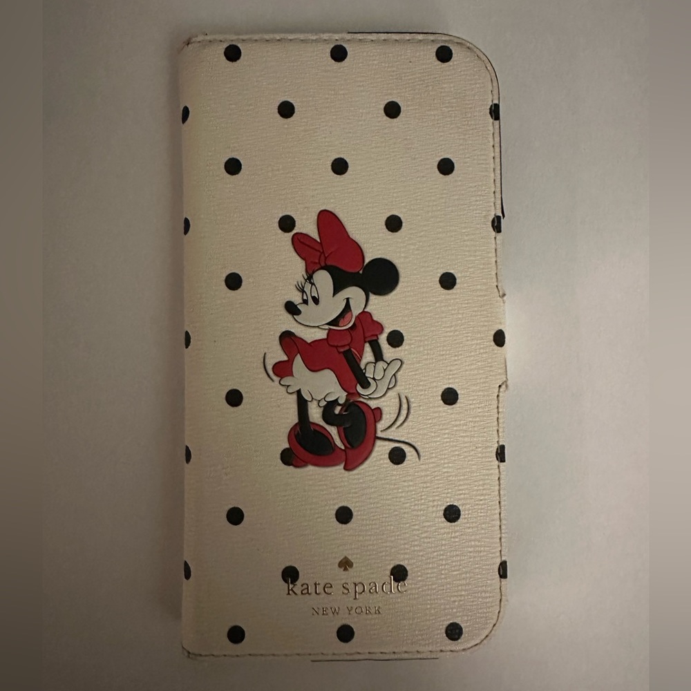 COPY - Kate Spade New York Minnie Mouse magnetic wrap folio case for iPhone 12 … - Picture 2 of 9